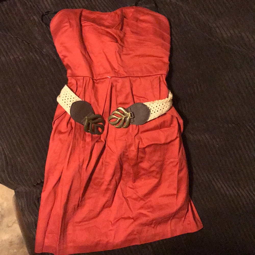 Coral dress